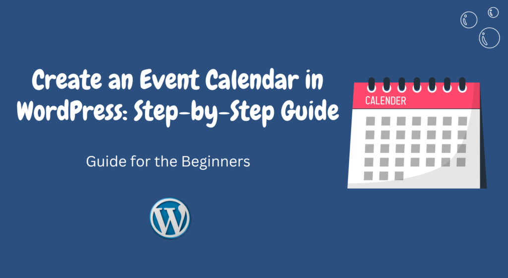 Event Calendar in WordPress