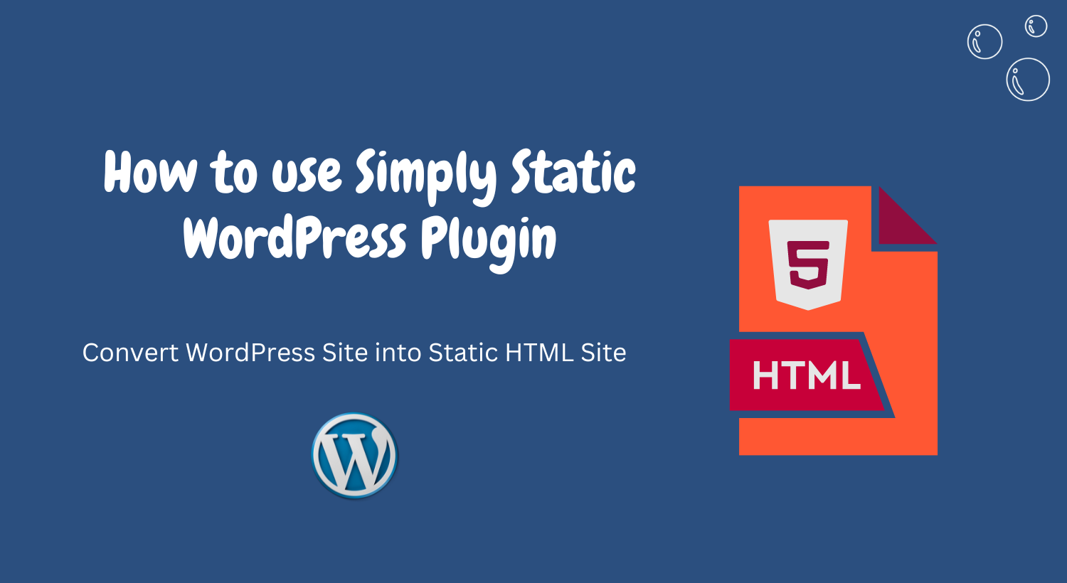 Simply Static WordPress Plugin